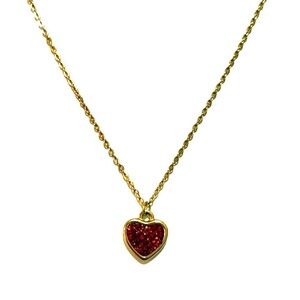 Gold Heart Pendant Necklace